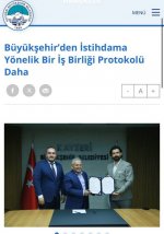 B&uuml;y&uuml;kşehir&rsquo;den İstihdama Y&ouml;nelik Bir İş Birliği Protokol&uuml; Daha